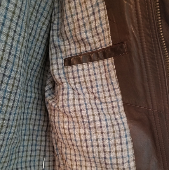 Lucky Brand The Ace Leather Jacket - Picture 6 of 11